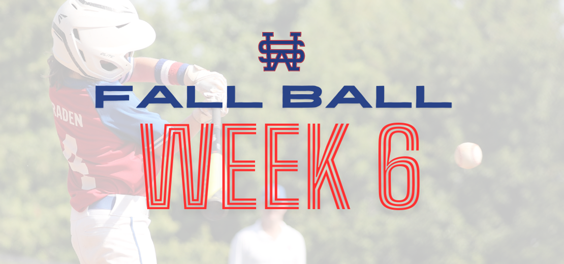 Fall Ball Week 6 Schedule