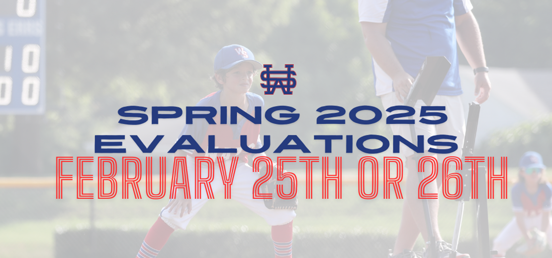 New Dates for Spring Evaluations